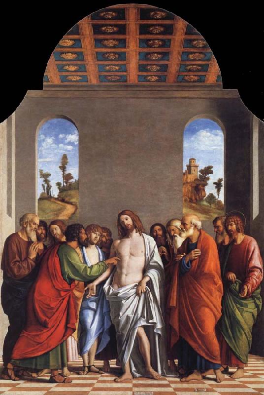 MORONI, Giovanni Battista The Incredulity of Saint Thomas Germany oil painting art